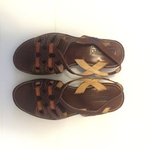 Pikolinos Brown Sandal Sz 37 6.5